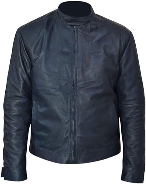 blue leather jacket men winter jacket for men genuine leather jacket men blue biker jacket motorcycle jacket men  fallout jacket blue riders jacket for men 
