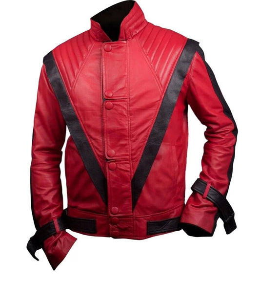 Michael Jackson Thriller Jacket Men Grade A Faux  Leather