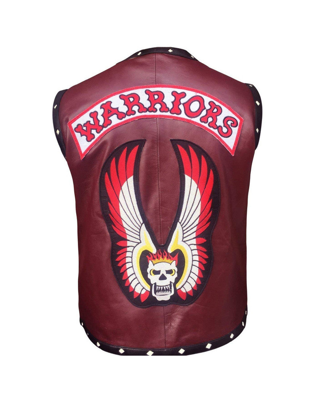 warrior vest for men leather jacket for men maroon vest men warrior vest men genuine leather vest men biker vest for men gift fo him 